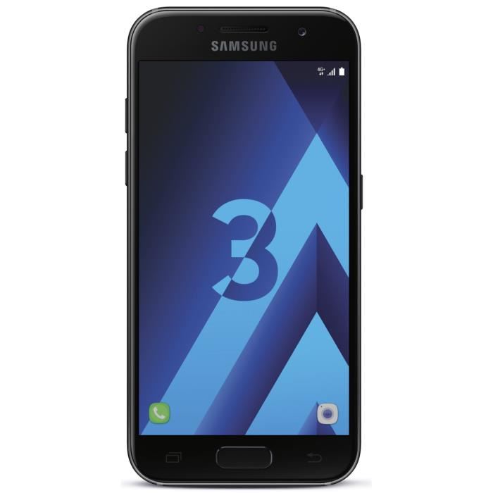 Samsung Galaxy A3 2017  16 Go Noir