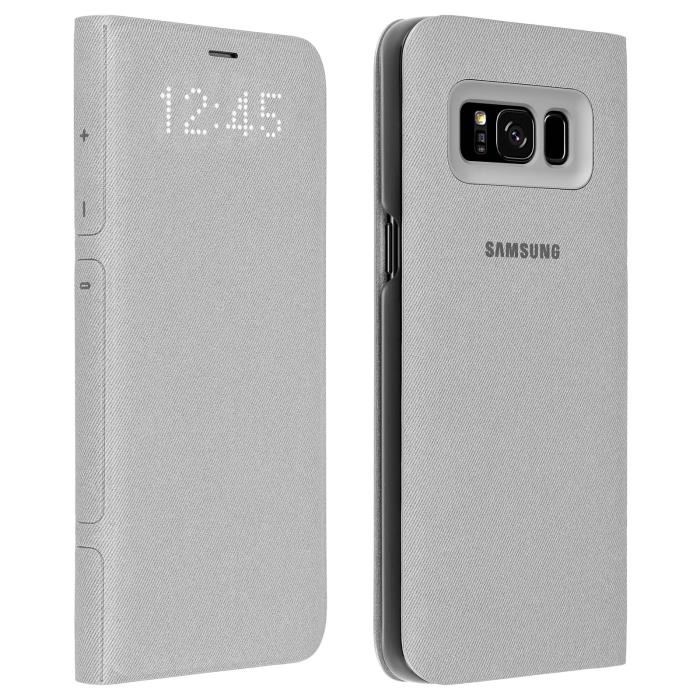 Samsung Led View Cover S8 - Argent