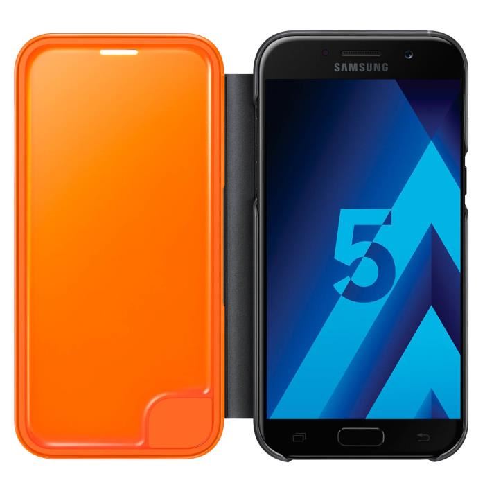 Samsung Neon Flip Cover A3 2017 - Noir