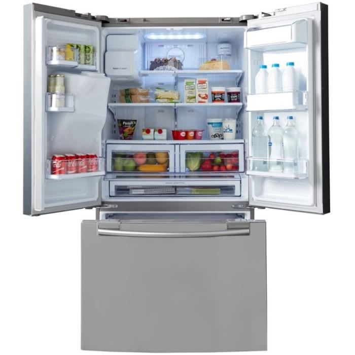 Samsung Rfg23res Refrigerateur Americain 520l 396 L 124 L Froid Ventile A L 908 Cm X H 1774 Cm Inox
