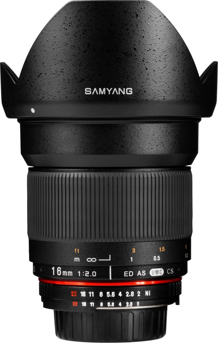 Samyang 16 Mm / F 2.0 Ed As Umc Cs Objec...