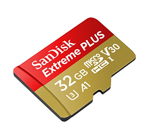 Carte Memoire Flash Sandisk 32gb Extreme Plus Microsdhc A1 C10 V30 Uhs I U3