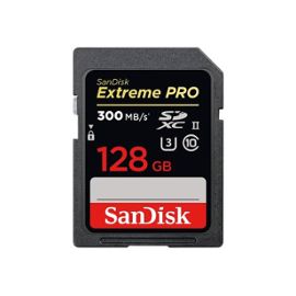 Carte Memoire Flash Sandisk Extreme Pro 128 Go Uhs-ii U3 / Class10 1733x/2000x Sdxc Uhs-ii