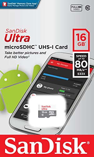 Sandisk Carte Memoire Flash Ultra - 16 Go - Class 10 - Sdhc Uhs-i