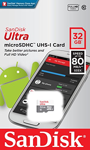 Carte Memoire Flash Ultra - Sandisk - 32 Go - Class 10 - 533x - Sdhc Uhs-i