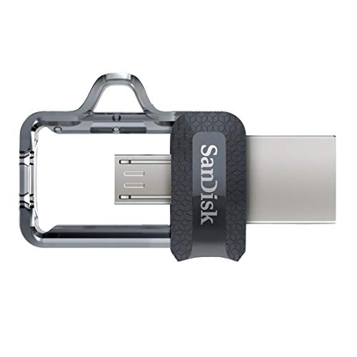 Cle Usb Sandisk Ultra Dual Drive M30 256gb Double Connectique Gris