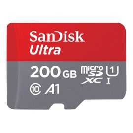 Carte Memoire Flash Ultra Sandisk - 200 Go - Microsdxc Uhs-i - Classe 10 - A1/uhs Class 1