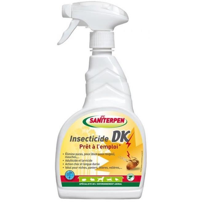 Insecticide Saniterpen Dk Choc 750 Ml Elimine Insectes Action Longue Duree Parfum Pin Des Landes