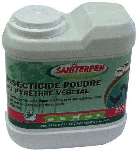 SANITERPEN Insecticide poudre au pyrethre vegetal - 250 g