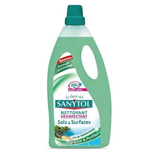 SANYTOL  nettoyants desinfectant sols et surfaces Pin de Mediterranee 1 L