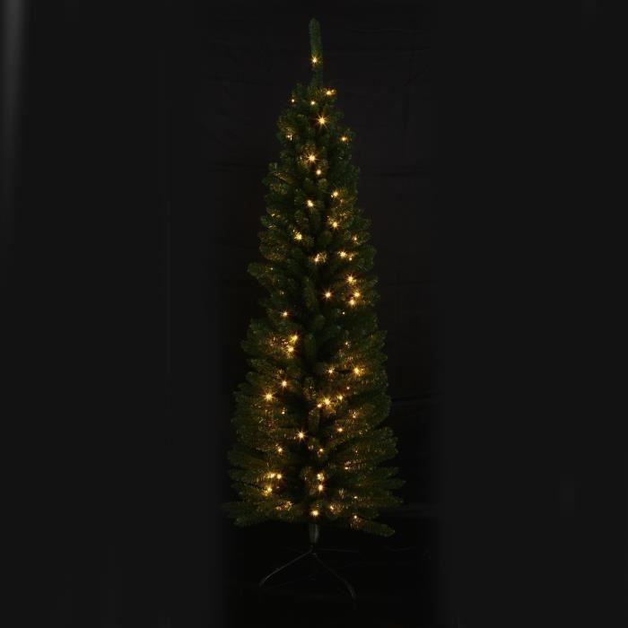 Sapin De Noel Lumineux En Pvc Luxe Cypres 150 Cm