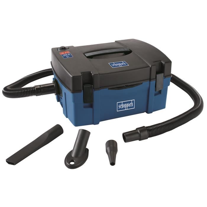 Aspirateur Compact De Chantier Scheppach Hd2p Cuve Polypropylene 5l 1250w