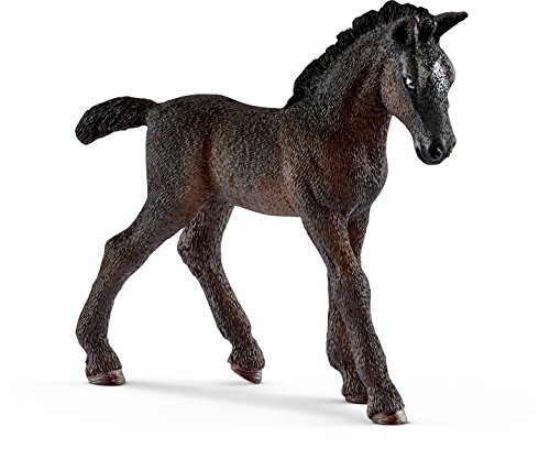 Figurine Schleich - Cheval Poulain Lipizzan - Replique Realiste En Plastique Peint A La Main