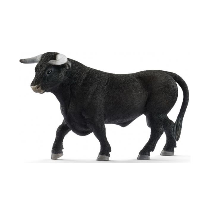 Figurine Taureau Noir - Schleich - 13875 - Farm World - Enfant - 3 Ans Et Plus