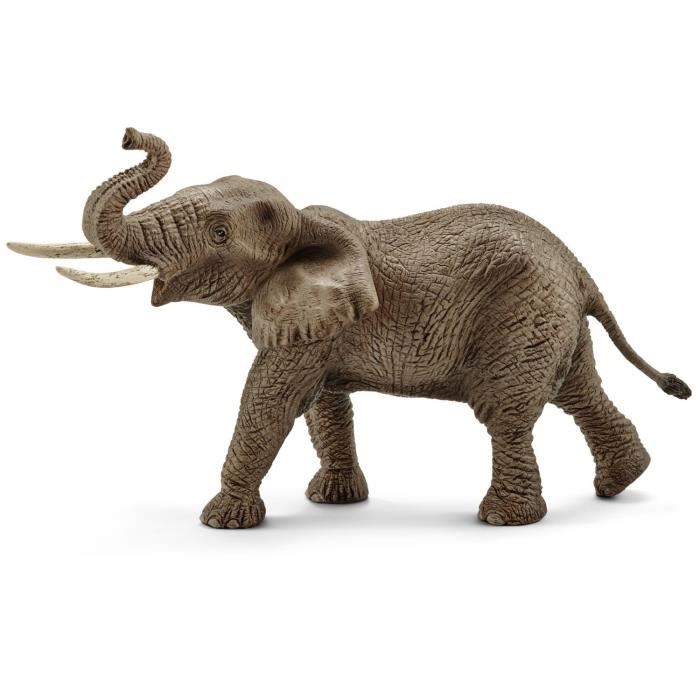 Figurine Schleich 14762 - Élephant D'afrique Male De La Savane - 18.7 X 10 X 12.7 Cm