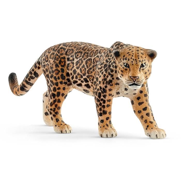 Figurine Schleich 14769 - Jaguar De La Savane - Personnage Miniature Pour Enfant De 3 Ans Et Plus