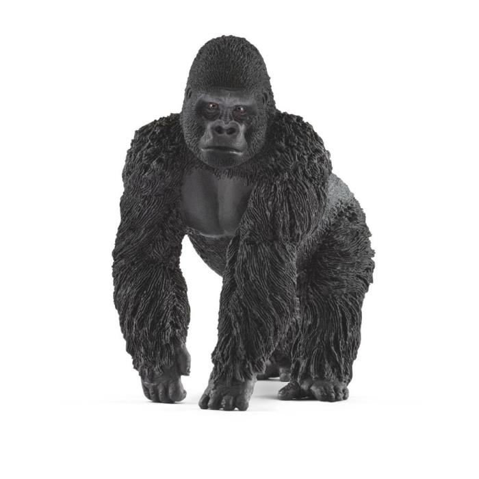 Figurine Schleich Wild Life Gorille Male Jouet Pour Enfant A Partir De 3 Ans