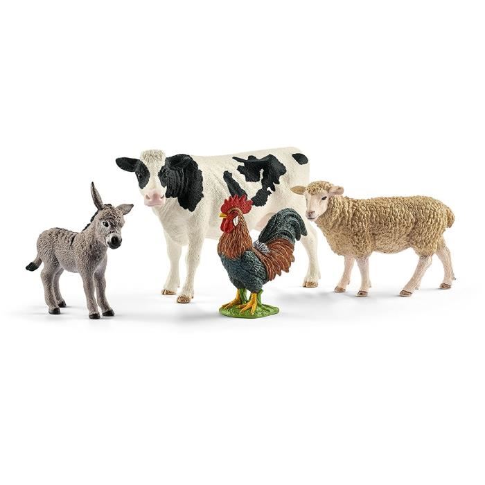 Figurine Schleich - Kit De Base Farm World - Animal De La Ferme - Gris - Enfant 3 Ans Et Plus
