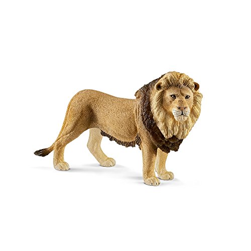 Figurine Lion Schleich Modele 14812 Couleur Beige Pour Enfant A Partir De 3 Ans