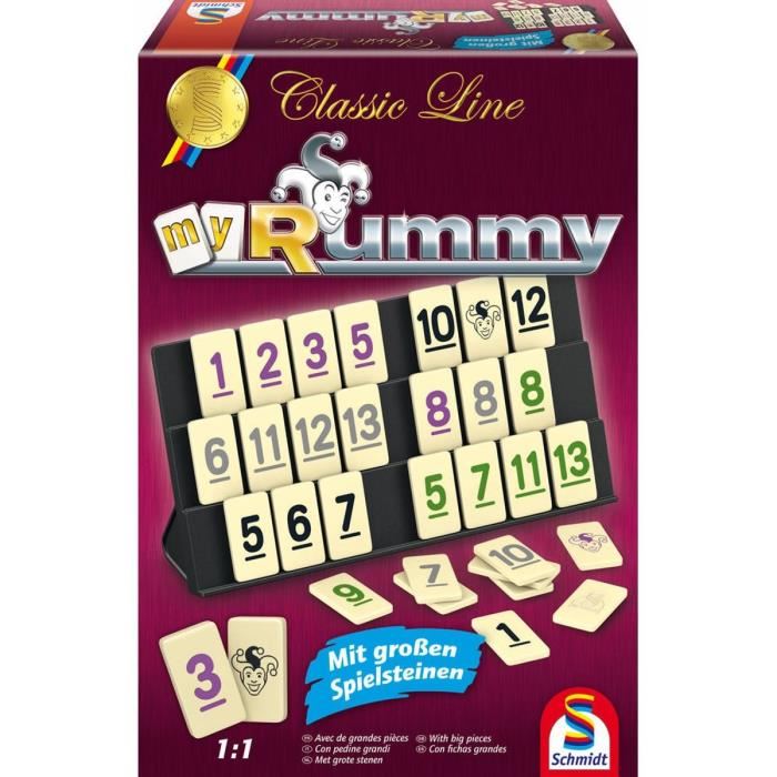 Jeu De Societe Myrummy - Schmidt And Spiele - Mixte - A Partir De 8 Ans