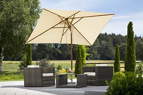 Schneider Parasol Malaga Naturel 300 X 2...