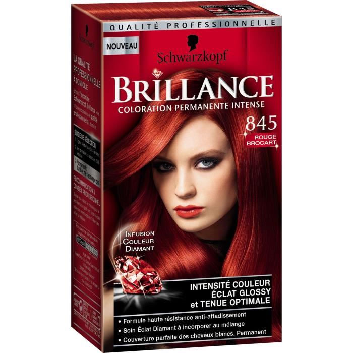 Schwarzkopf Coloration Permanente Gliss Rouge Brocart 845