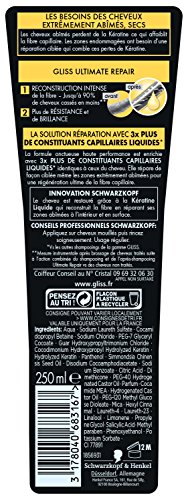 Shampooing Gliss Schwarzkopf Cheveux Secs / Tres Abîmes Ultimate Repair 250ml