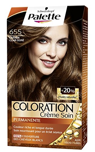 Saint Algues Coloration Creme Soin Cheveux Palette - It 655 Chatain Dore