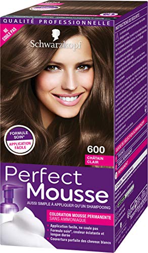 PERFECT MOUSSE Coloration Permanente - Chatain Clair 600