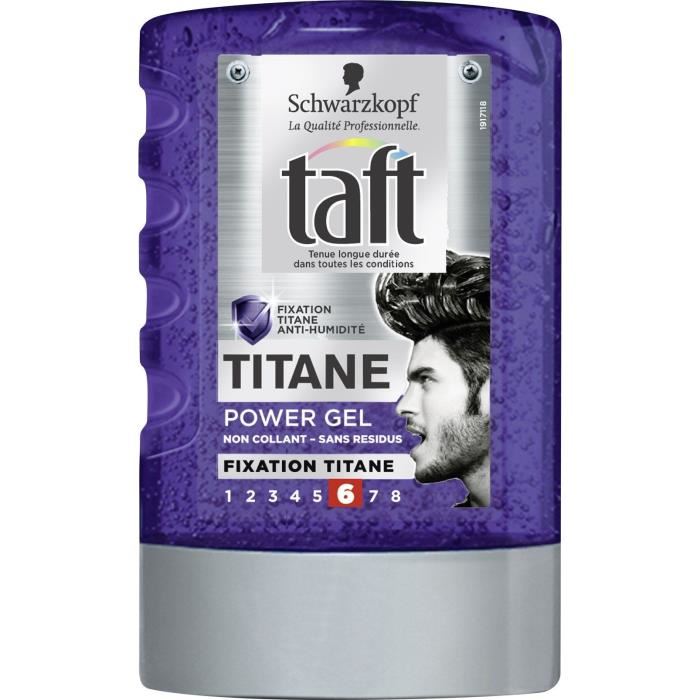 Schwarzkopf Taft Gel coiffant power gel tube titane 300ml