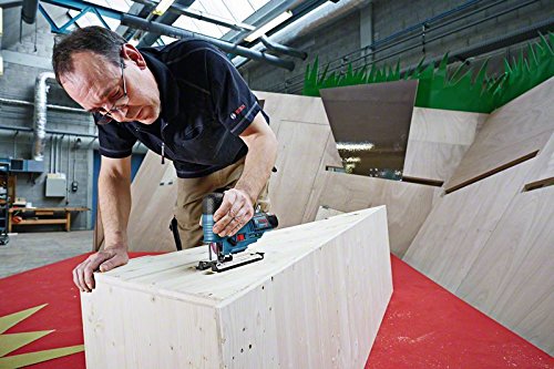 Scie Sauteuse Bosch Professional Gst 12v-70 + 2 Batteries Gba 12v-40 30ah + Chargeur Gal 12v-30 + 2 Lames + L-boxx - 06015a1005