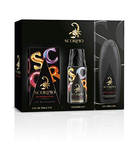 Scorpio Coffret Scandalous Eau De Toilette 75 Ml + Deodorant Atomiseur 150 Ml + Gel Douche 250 Ml