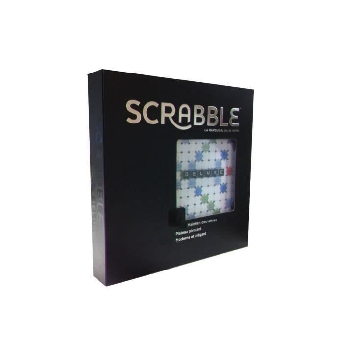 Mattel Games Scrabble Deluxe Jeu De Societe Et De Lettres 2 A 4 Joueurs Des 10 Ans