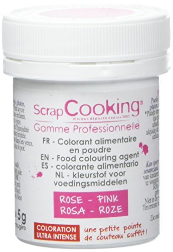 Colorant Alimentaire (artificiel) - Rose - Scrapcooking