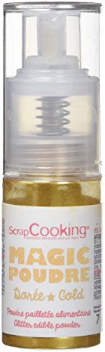 Spray Alimentaire Magic Poudre Doree Irise - Scrapcooking