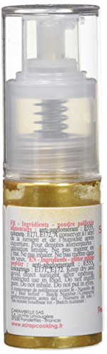 Spray Alimentaire Magic Poudre Doree Irise - Scrapcooking