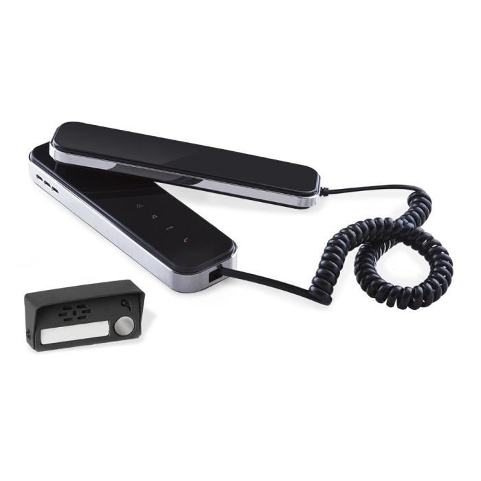 Interphone Audio Scs Sentinel Audiobell Magnet - 2 Fils Mains Libres - Ouverture A Distance - 12 Melodies