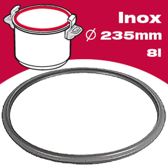 Seb Joint Autocuiseur Inox 791947 8l A235cm Gris