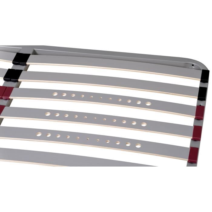 SEDAC Sommier 140 x 190 Tapissier a lattes 4 cm OPTIZONES