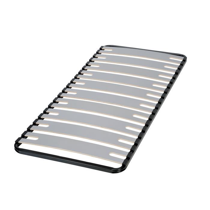 SEDAC Sommier 90 x 190 Tapissier a lattes 4 cm OPTISIZE