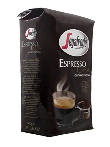 1 Kg Espresso Casa Segafredo Grains De Cafe - Espresso - Chocolat, Noisette - Noir - Meilleur Cafe - Pas Cher