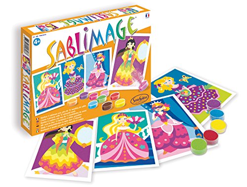 Kit De Sablimage Princesses - Sentosphere - Pour Enfant A Partir De 4 Ans - Violet - Orange