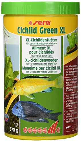 Aliment Sera Cichlid Green Xl 1l Vegetal Spiruline Herbivores