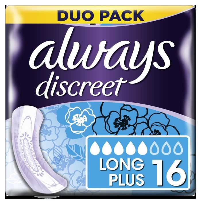 Always Discreet, 16 Serviettes Hygieniq ...