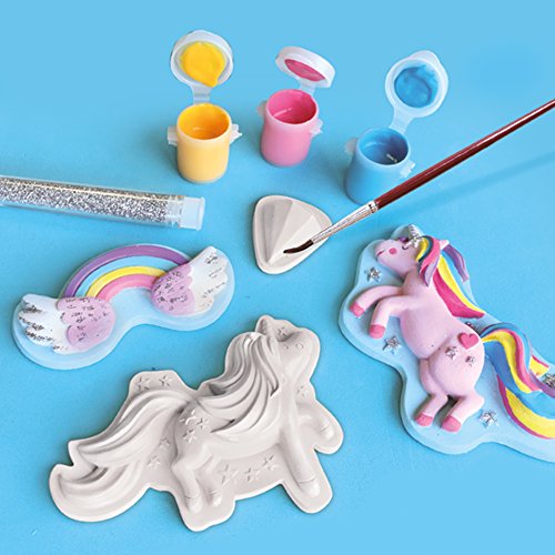 Ses Creative - Moulage Et Peinture Licornes - Kit Creatif Pour Enfants De Plus De 5 Ans