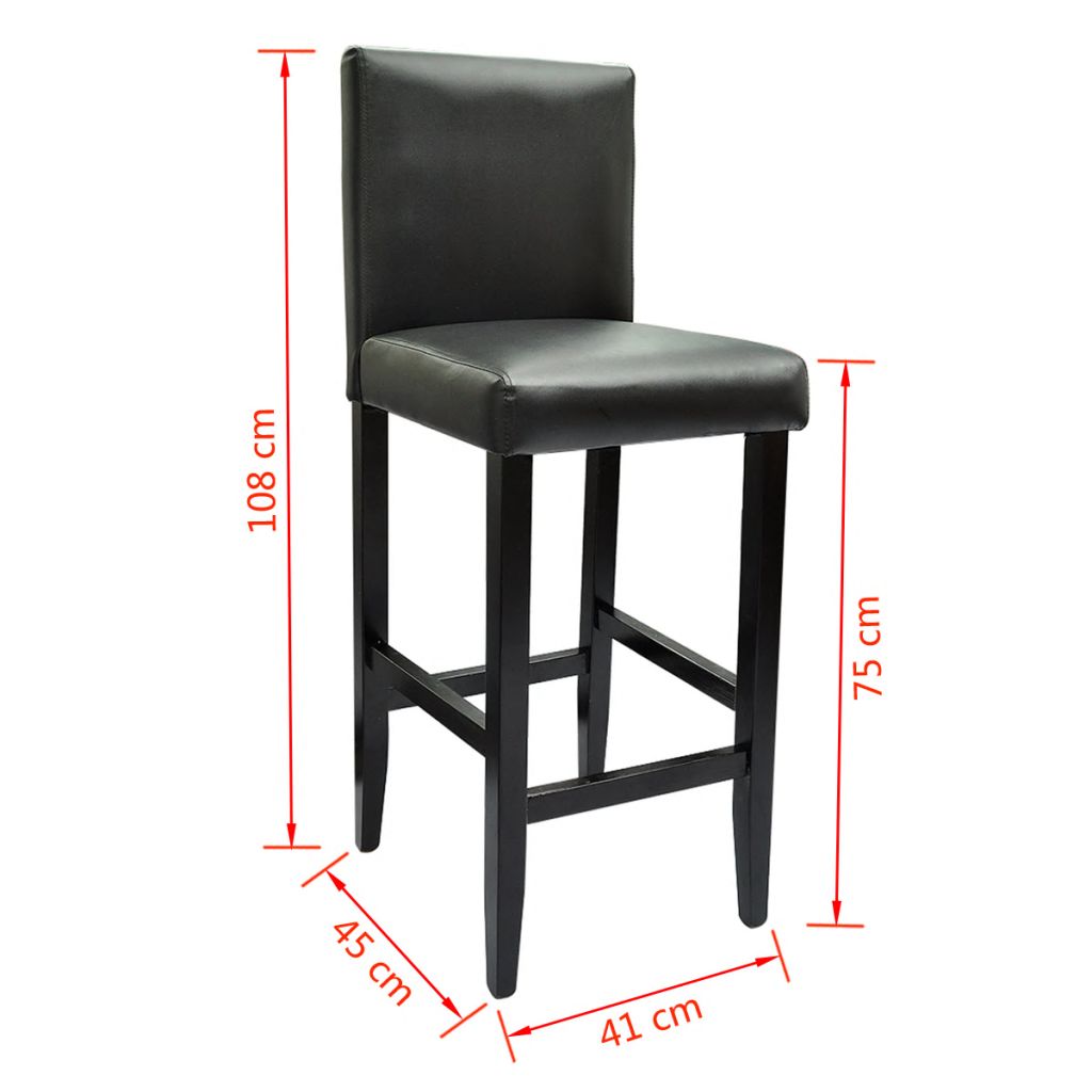 Vidaxl Set De 1 Table De Bar 2 Tabourets Noir Bistrot Cuisine Salle A Manger 160726