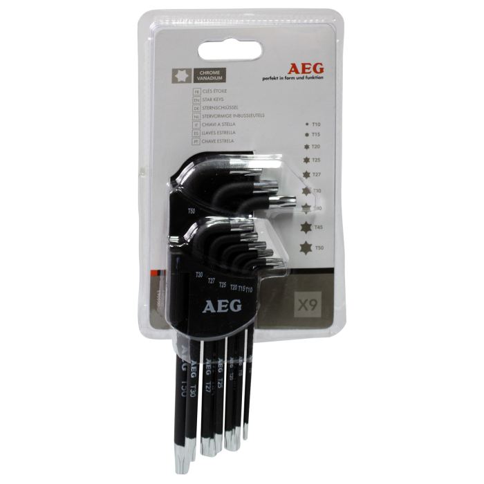 Aeg 9 Cles Etoiles + Support T10 -t15  ....