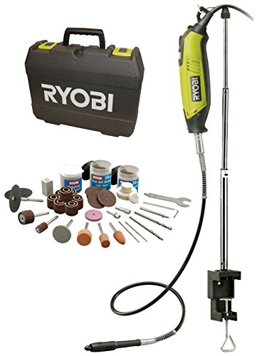 Ryobi - Mini-outil 150 W - 10 000-35 000 Tr/min - Livre En Coffret Avec 115 Accessoires - Eht150v