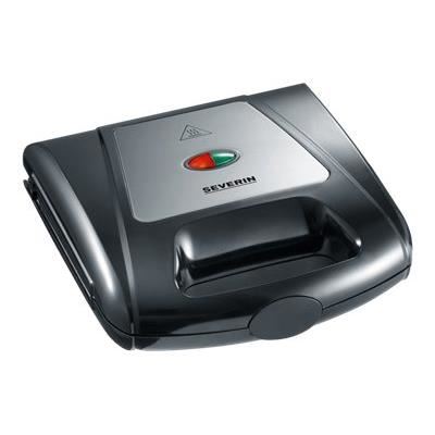 Severin Gaufrier Croque Monsieur Et Panini 1000w Noirchrome 2968