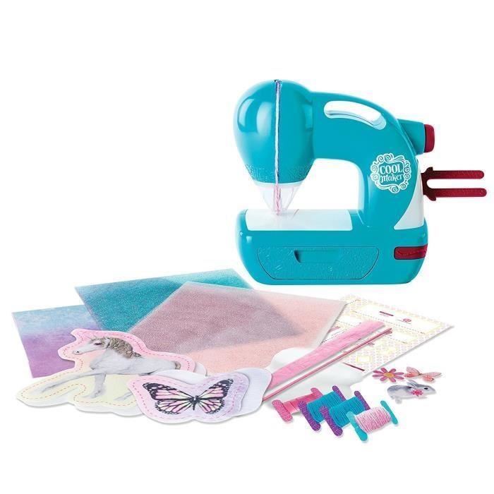 Machine A Coudre Enfant - Spin Master - Sew Cool - Nouvelle Edition - 7 Projets - Multicolore